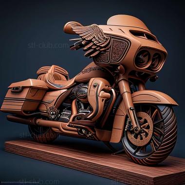 3D мадэль Harley Davidson Road Glide Ultra (STL)